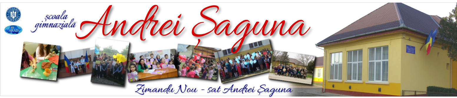 SCOALA GIMNAZIALA "ANDREI SAGUNA''